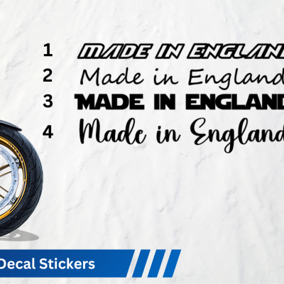 Made-in-England-set-of-4-BlackWhite-Car-Bike-stickers-166187899252