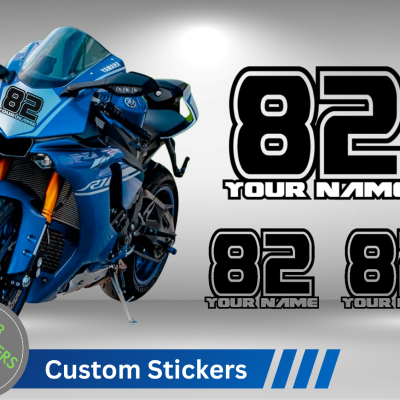 3-X-Custom-Racing-Numbers-Name-Vinyl-StickersDecals-Race-Motorbike-Mx-Track-155518541863