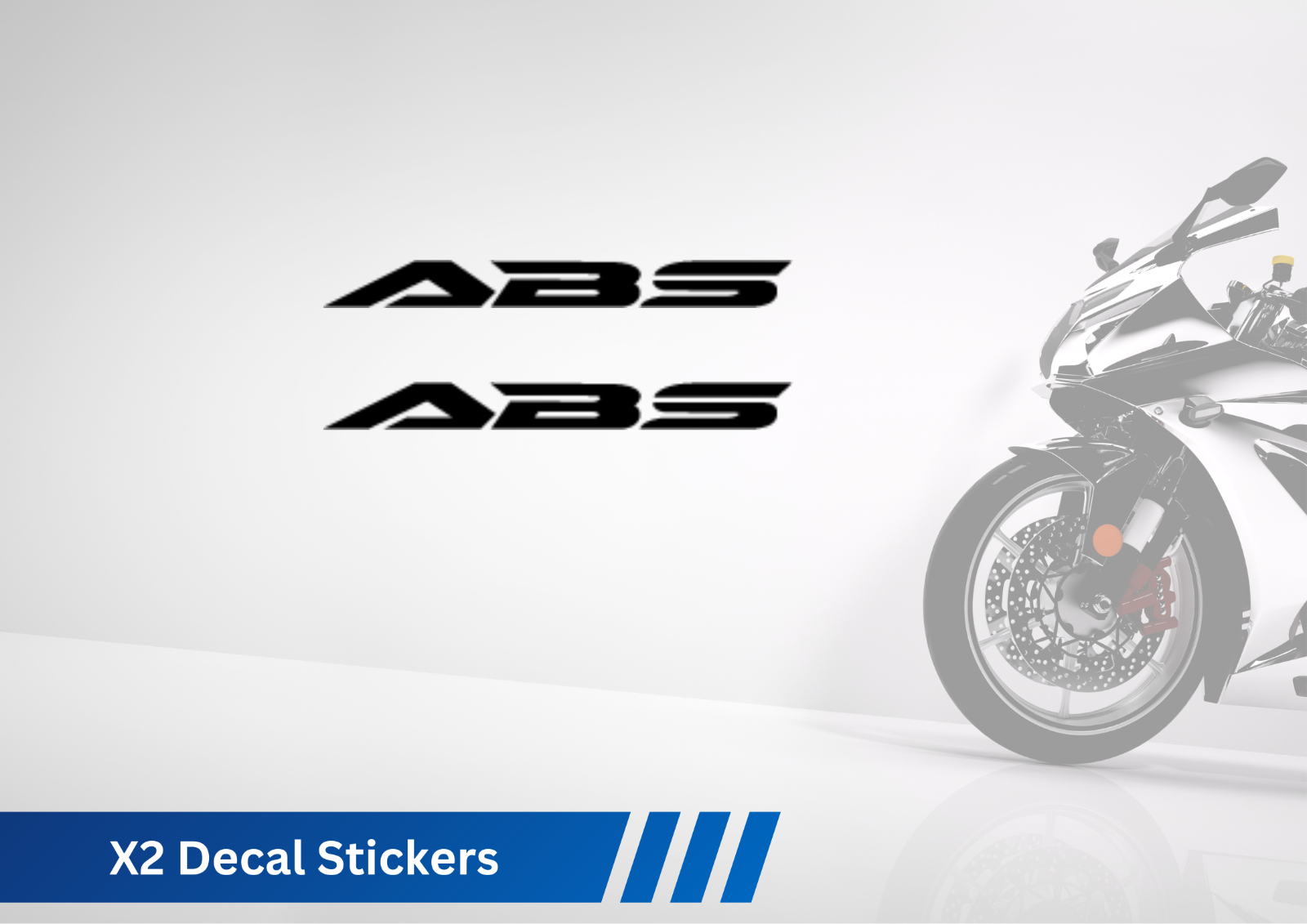 HONDA ABS STICKER DECAL – Motorcycle, Motorbike Bike Stickers